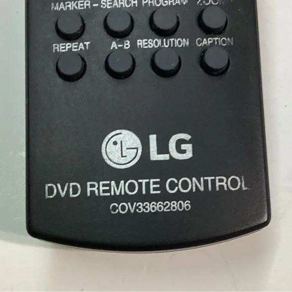 Used‎ Original OEM LG  COV33662806 DVD Remote control Tested Working - Picture 3 of 3
